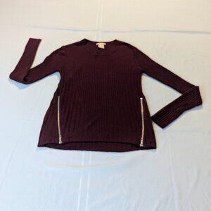 Sweet Romeo Size Small Maroon Sweater